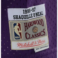 Shaquille O'Neal Los Angeles Autographed Mitchell & Ness Hardwood Classic Swingman 1996-1997 Purple Replica Jersey