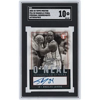 Carte authentifiée Shaquille O'Neal des Los Angeles Lakers 2003-04 Topps Pristine #PEA-SO SGC 10 dédicacée