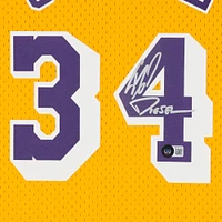 Shaquille O'Neal Los Angeles Lakers Autographed Gold Mitchell & Ness 1996-97 Swingman Jersey with "Diesel" Inscription