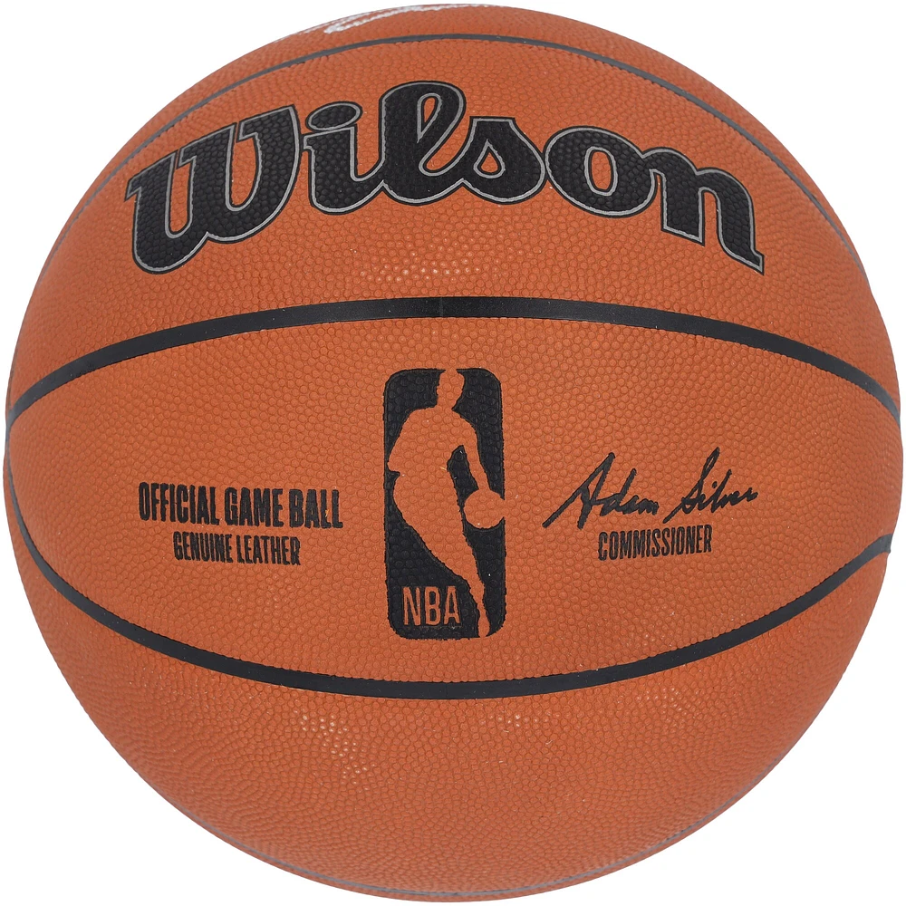 Ballon de basket officiel de la NBA dédicacé par Shaquille O'Neal des Los Angeles Lakers