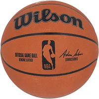 Ballon de basket officiel de la NBA dédicacé par Shaquille O'Neal des Los Angeles Lakers