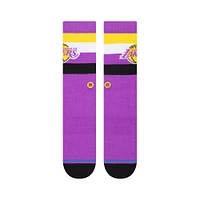 Stance Los Angeles Lakers Stripe Crew Socks