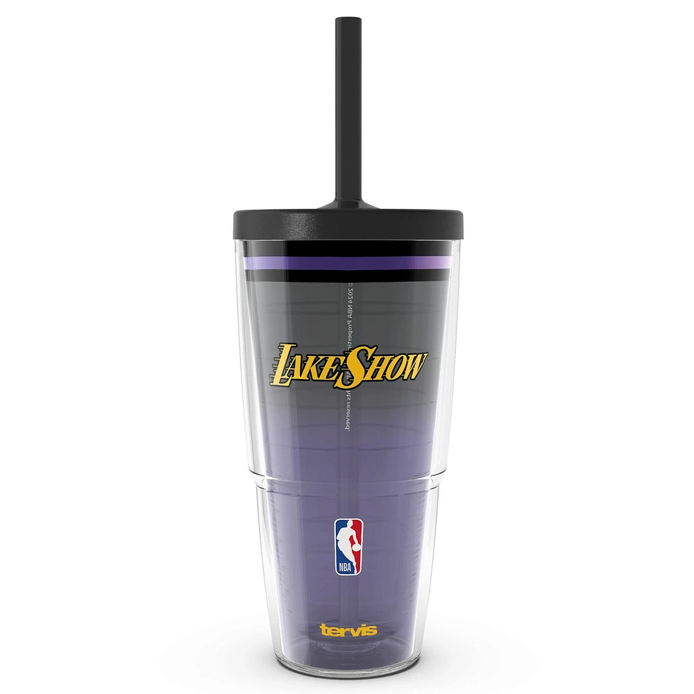 Gobelet classique Tervis Los Angeles Lakers 2024/25 City Edition 24 oz avec paille