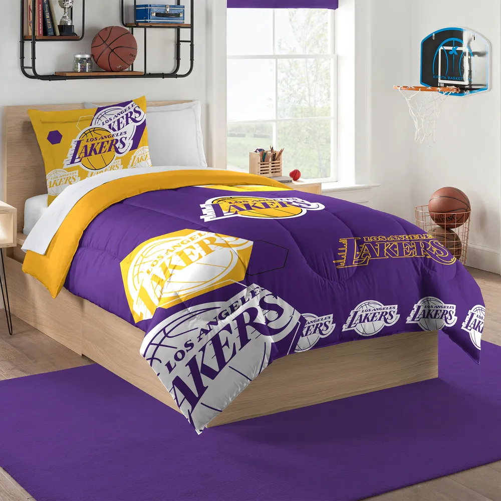Los Angeles Lakers Personalized Jersey Silk Touch Throw Blanket