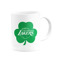 The Sports Vault White Los Angeles Lakers 2021 St. Patrick's Day - 11 oz. Lot de 2 tasses à café
