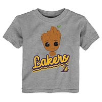 Ensemble t-shirt deux pièces pour tout-petits gris chiné des Los Angeles Lakers, Les Gardiens de la Galaxie