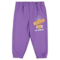 Ensemble pantalon polaire surdimensionné Blockbuster pour tout-petits Mitchell & Ness Los Angeles Lakers