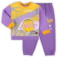 Ensemble pantalon polaire surdimensionné Blockbuster pour tout-petits Mitchell & Ness Los Angeles Lakers