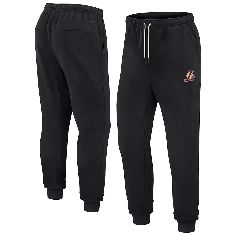 Pantalon de jogging unisexe Fanatics noir Los Angeles Lakers Elements en polaire super doux