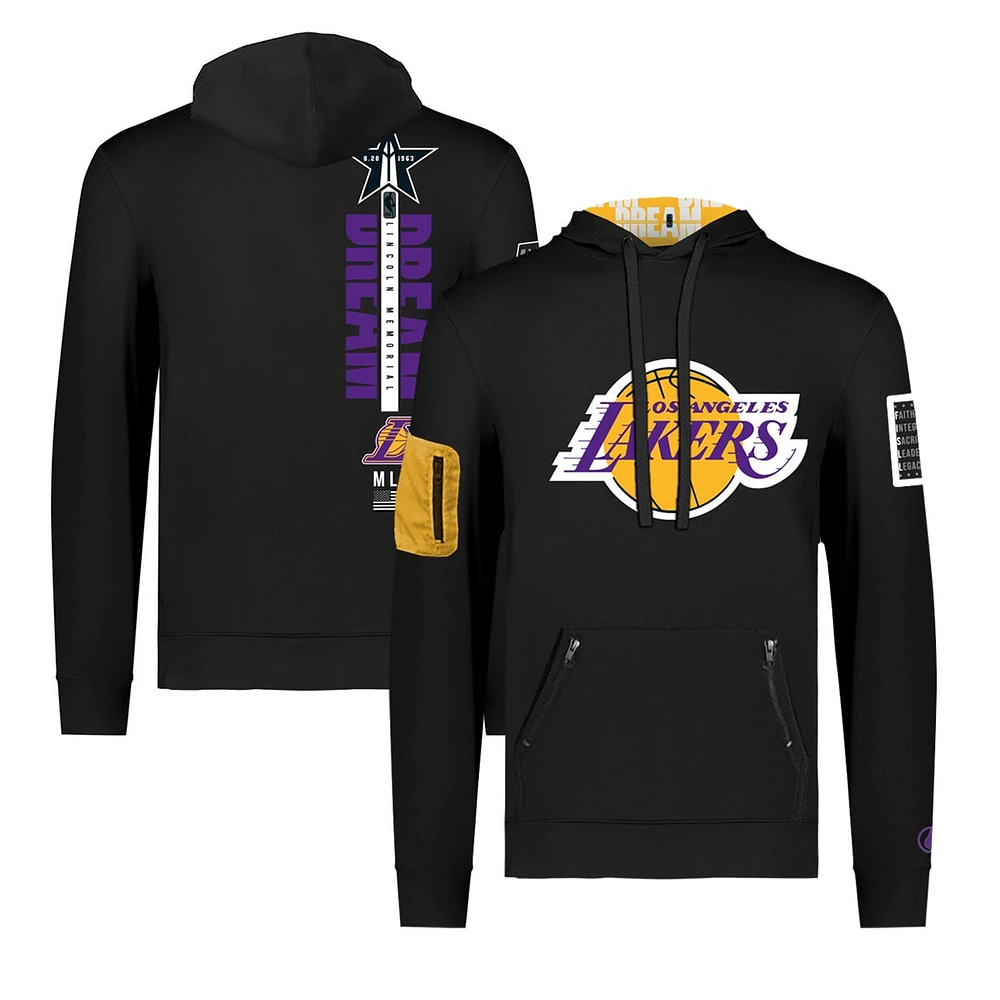 Unisex FISLL x Black History Collection  Los Angeles Lakers Pullover Hoodie