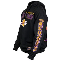 Unisex Hyperfly  Black Los Angeles Lakers NBA x My Hero Academia All Might Smash Pullover Hoodie