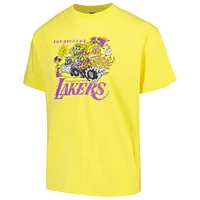 T-shirt unisexe NBA x Brain Dead Gold Los Angeles Lakers identifier la série d'artistes