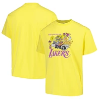 T-shirt unisexe NBA x Brain Dead Gold Los Angeles Lakers identifier la série d'artistes