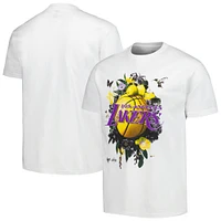 T-shirt unisexe NBA x Kathy Ager Los Angeles Lakers Identifier Artist Series blanc