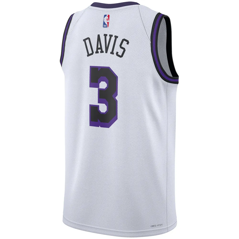 Unisex Nike Anthony Davis White Los Angeles Lakers 2022/23 Swingman Jersey - City Edition