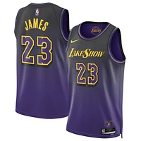 Unisex Nike LeBron James Purple Los Angeles Lakers 2024/25 Swingman Player Jersey - City Edition