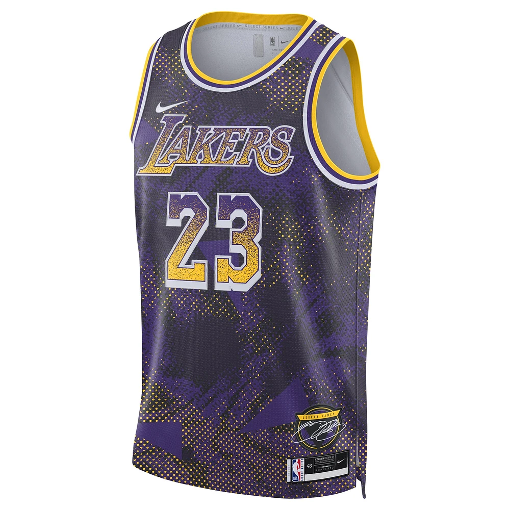 Unisex Nike LeBron James Purple Los Angeles Lakers 2025 Select Series Swingman Player Jersey