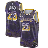 Unisex Nike LeBron James Purple Los Angeles Lakers 2025 Select Series Swingman Player Jersey