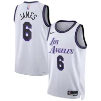Unisex Jordan Brand LeBron James Purple Los Angeles Lakers Swingman Jersey - Statement Edition Size: Small