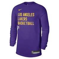 T-shirt à manches longues unisexe Nike Los Angeles Lakers 2023/24 Legend On-Court Practice pourpre