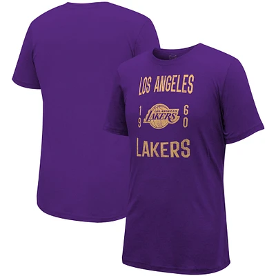 Unisex Stadium Essentials  Purple Los Angeles Lakers City Year T-Shirt