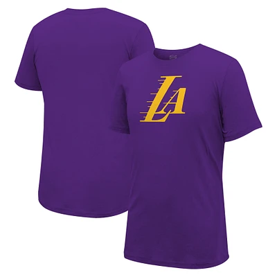 T-shirt unisexe avec logo principal violet des Los Angeles Lakers Stadium Essentials