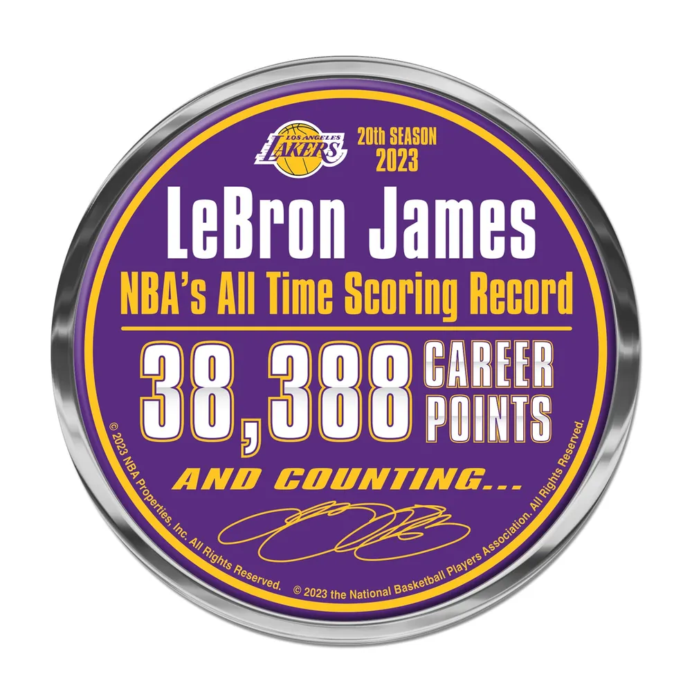 LeBron James Los Angeles Lakers Fanatics Branded NBA All-Time