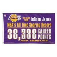 LeBron James Los Angeles Lakers Fanatics Branded NBA All-Time Scoring  Record Pullover Hoodie - Purple