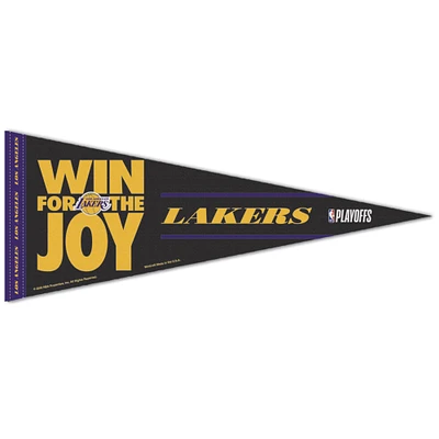 WinCraft Los Angeles Lakers 2025 NBA Playoffs 12'' x 30'' Fanion Premium