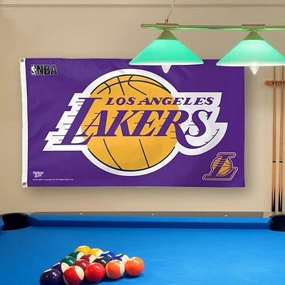 Drapeau de luxe WinCraft Los Angeles Lakers 3 pi x 5 pi