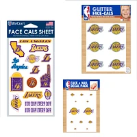 WinCraft Los Angeles Lakers 4" x 7" Waterless Tattoos Set