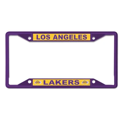 Los Angeles Lakers WinCraft Chrome Color License Plate Frame