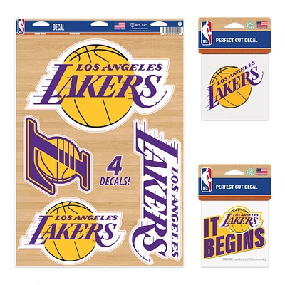 Pack de décalcomanies WinCraft Los Angeles Lakers