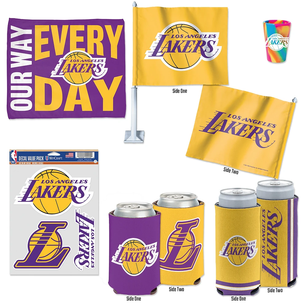 WinCraft Los Angeles Lakers Pack Gameday six pièces