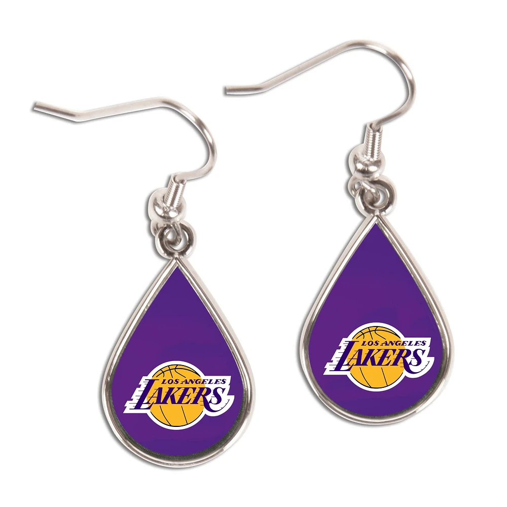 Boucles d'oreilles pendantes en forme de larme WinCraft Los Angeles Lakers