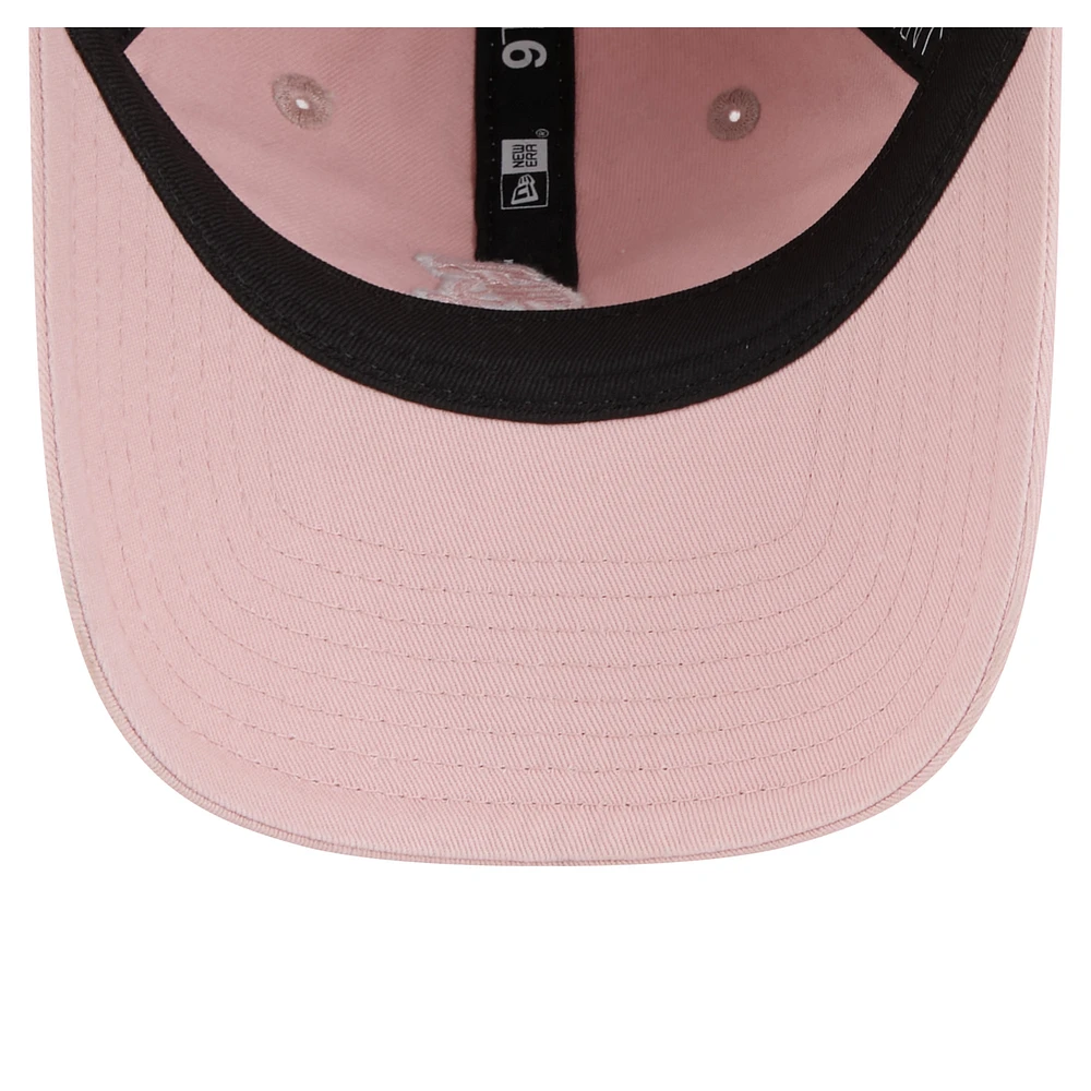 Casquette ajustable Gameday Preppy 9TWENTY rose New Era pour femme Los Angeles Lakers