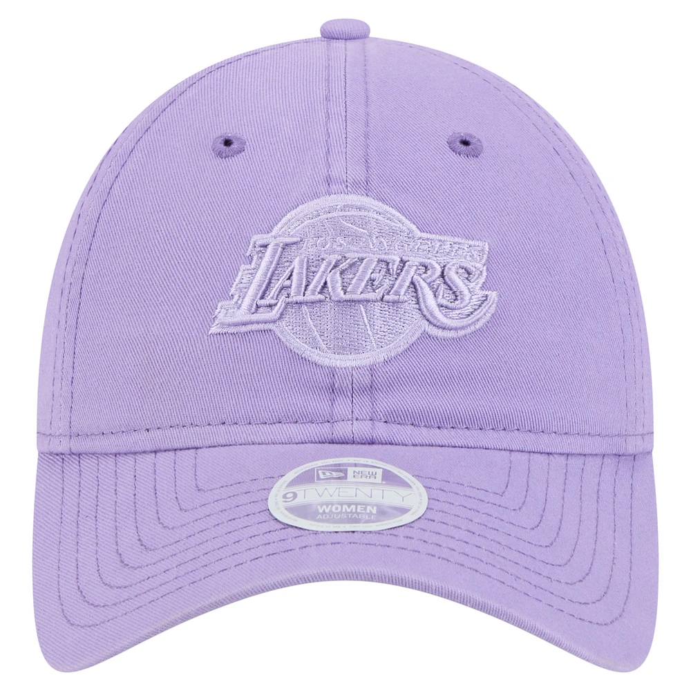 Casquette ajustable New Era violette Los Angeles Lakers Colorpack 9TWENTY pour femme