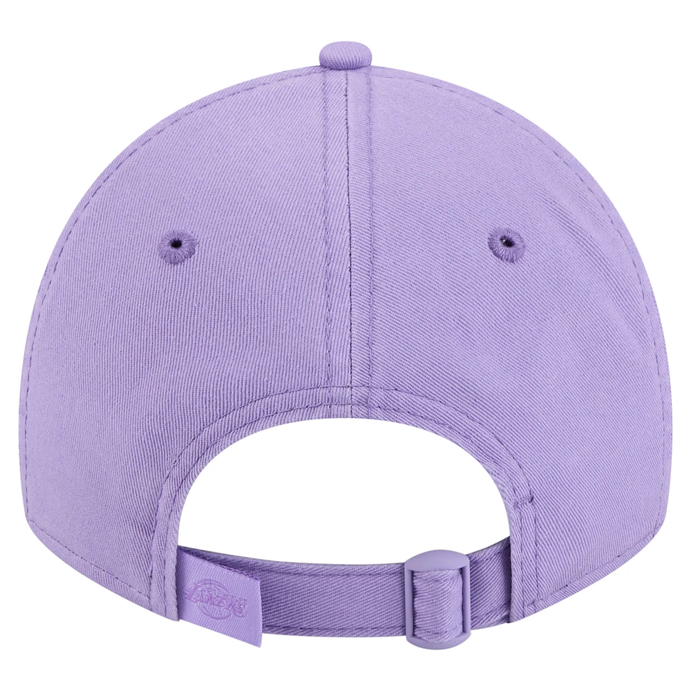 Casquette ajustable New Era violette Los Angeles Lakers Colorpack 9TWENTY pour femme