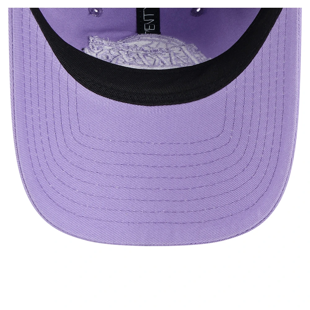 Casquette ajustable New Era violette Los Angeles Lakers Colorpack 9TWENTY pour femme