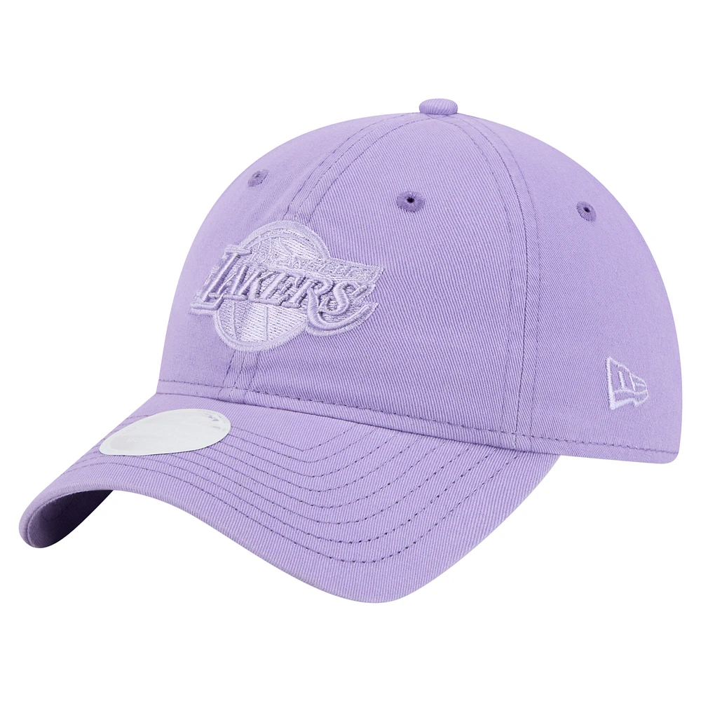 Casquette ajustable New Era violette Los Angeles Lakers Colorpack 9TWENTY pour femme