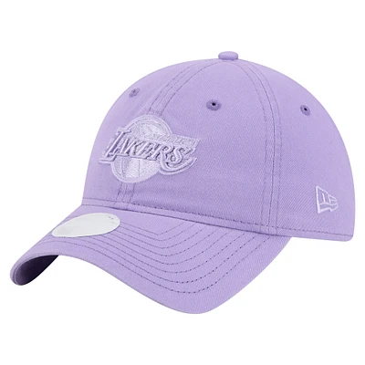 Casquette ajustable New Era violette Los Angeles Lakers Colorpack 9TWENTY pour femme