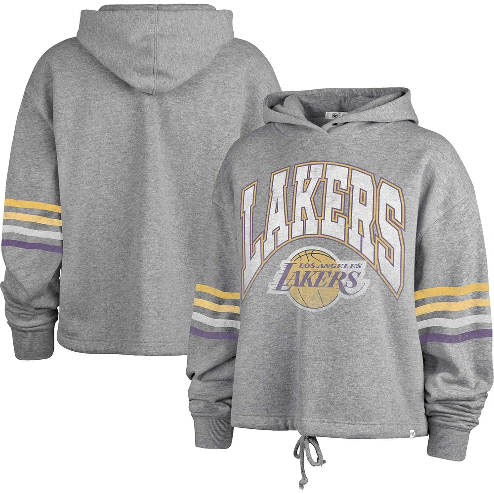 Sweat à capuche gris '47 pour femmes des Los Angeles Lakers Upland Bennett