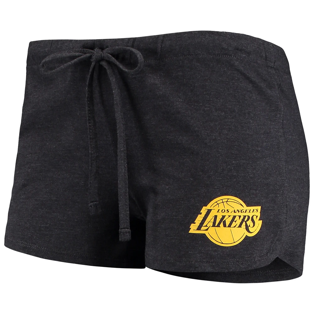 Concepts Sport Charcoal Los Angeles Lakers Billboard Ensemble de nuit avec débardeur et short