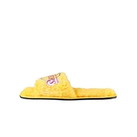 Chaussons Fuzzy FOCO Gold Los Angeles Lakers pour femme avec strass