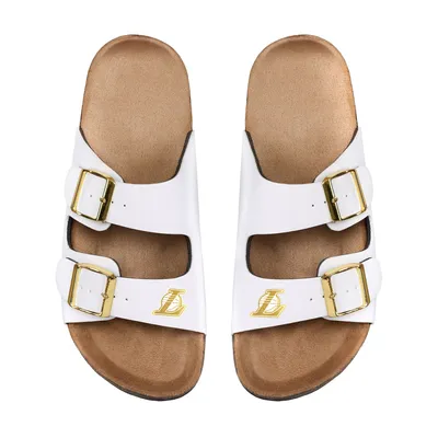 Los Angeles Lakers FOCO Women's Double-Buckle Sandals