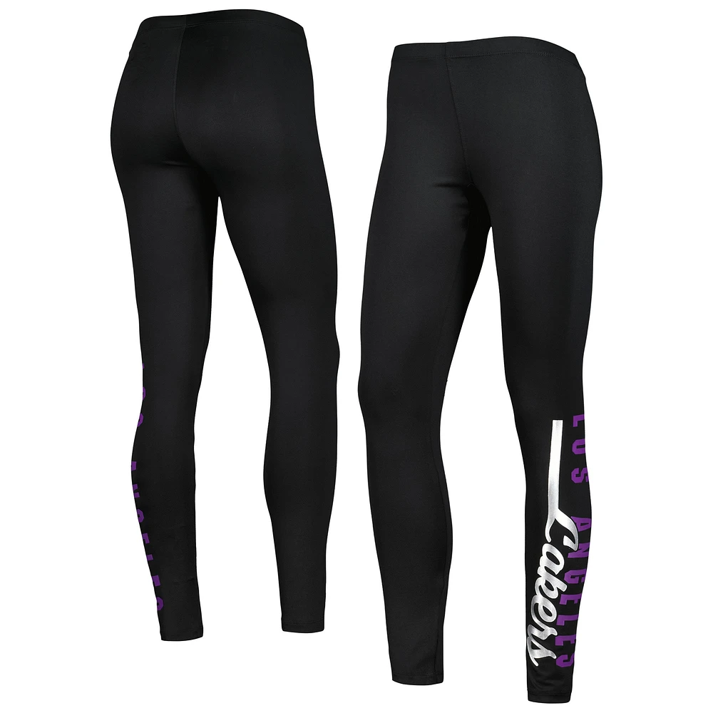 Legging Jump Shot Los Angeles Lakers G-III 4Her by Carl Banks noir pour femme