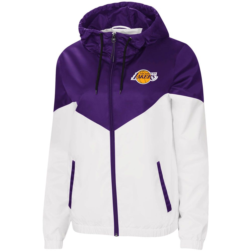 Women's G-III 4Her by Carl Banks White Los Angeles Lakers City Pullover Hoodie Size: Extra Small