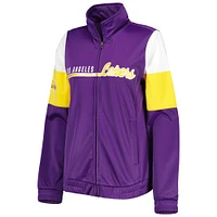 Veste de survêtement entièrement zippée pour femme G-III 4Her by Carl Banks Los Angeles Lakers Change Up