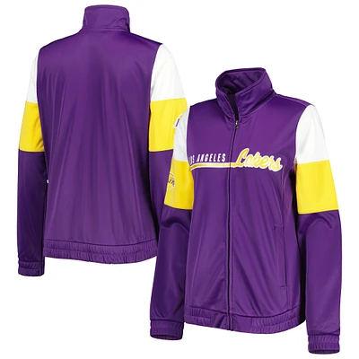 Veste de survêtement entièrement zippée pour femme G-III 4Her by Carl Banks Los Angeles Lakers Change Up