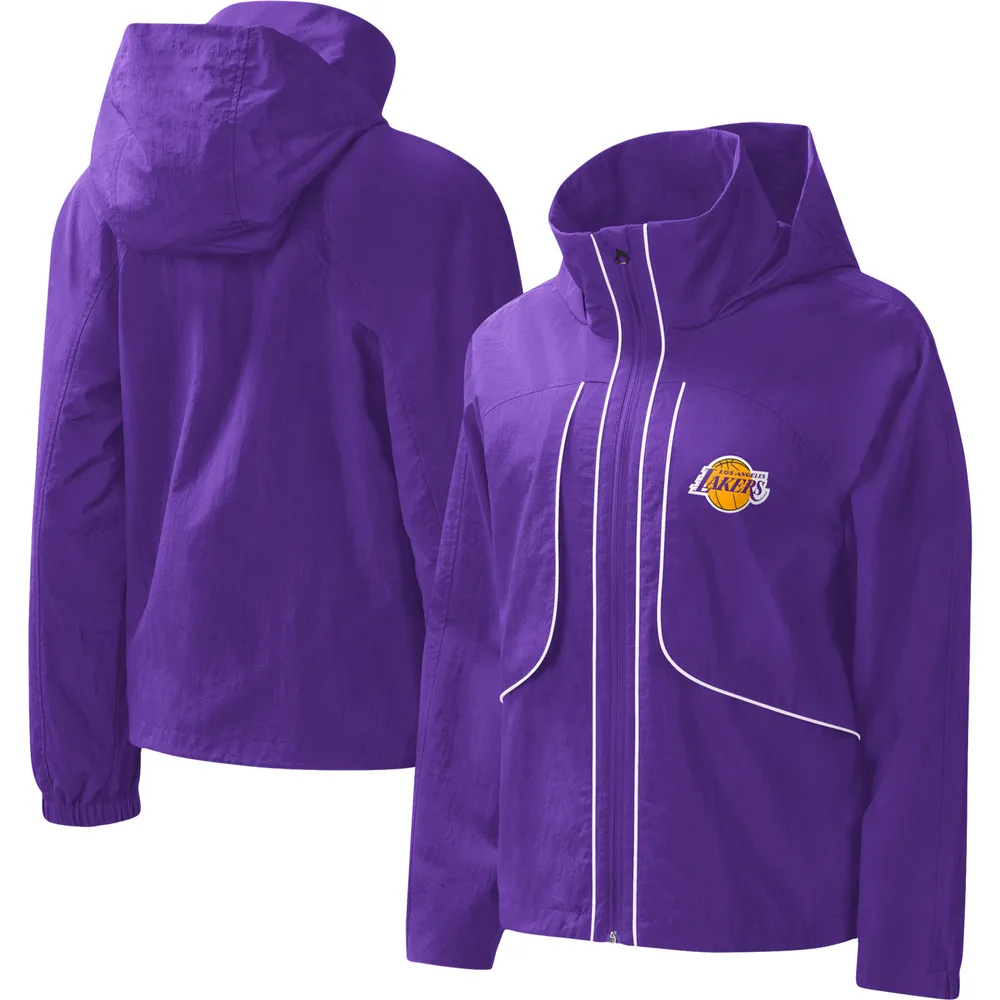 Sweat à capuche zippé pour femme G-III 4Her by Carl Banks Los Angeles Lakers Last Shot violet